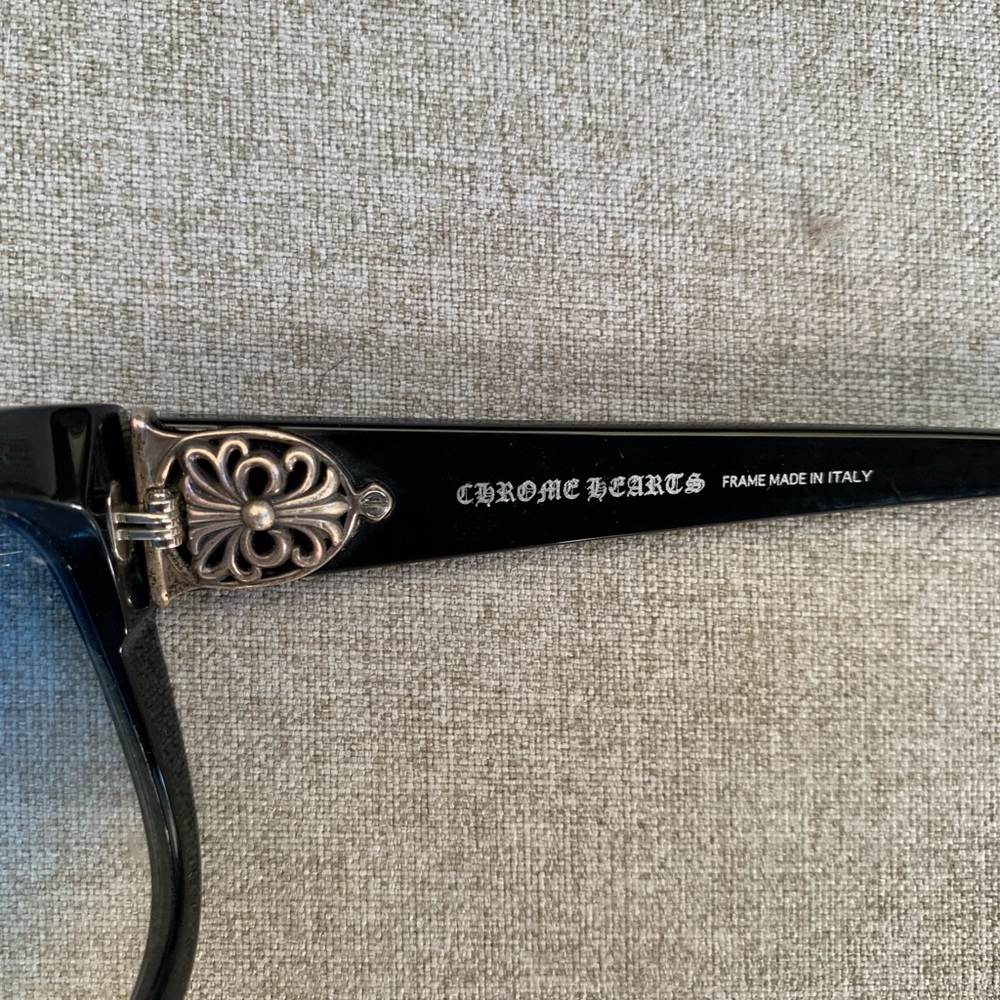 Authentic Chrome Hearts sunglasses black and blue shades. EYE SO SASSY